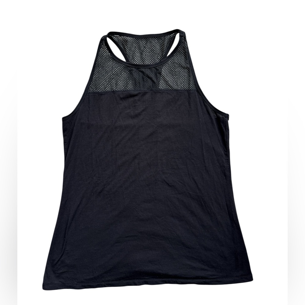 Athleta Black Mesh Tank Top